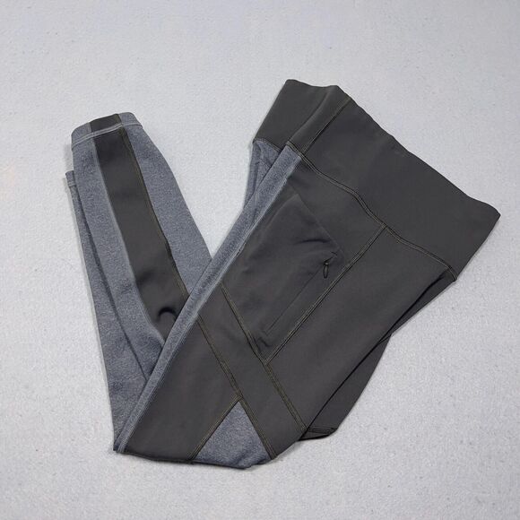 Athleta Run Free 7/8 Tight Leggings XS Gray Side Pockets Low Rise‎ - Picture 11 of 12